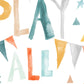 Pip+Phee Play All Day Art Print - Teal Rust