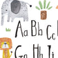 Pip+Phee Jungle Safari Alphabet Art Print