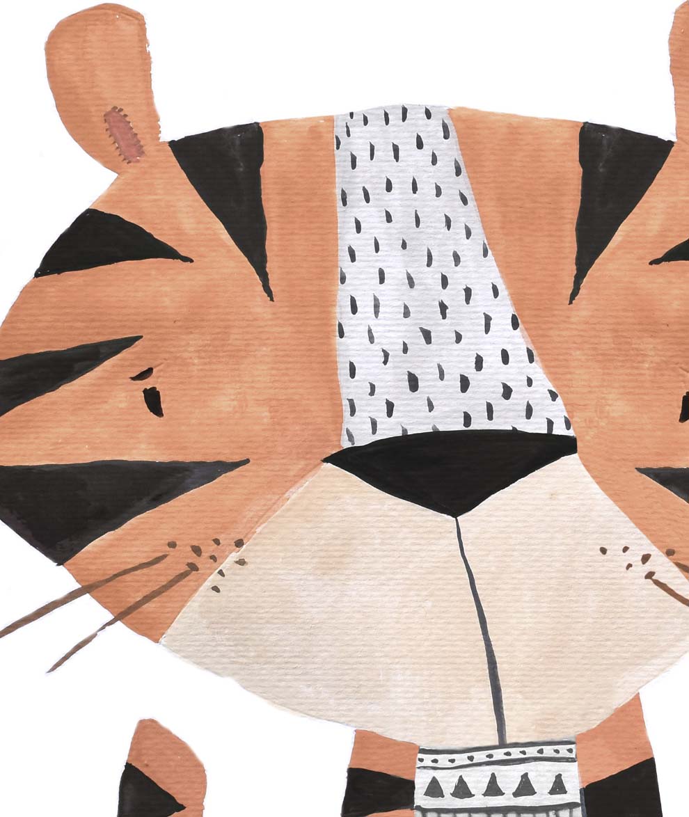 Pip+Phee Safari Four Jungle Tiger Art Print