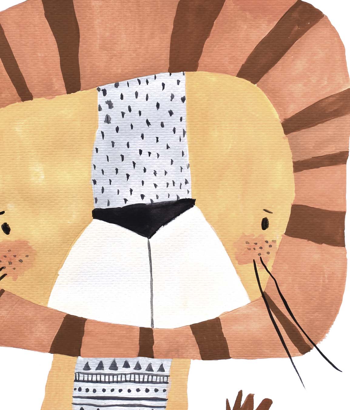 Pip+Phee Safari Four Jungle Lion Art Print