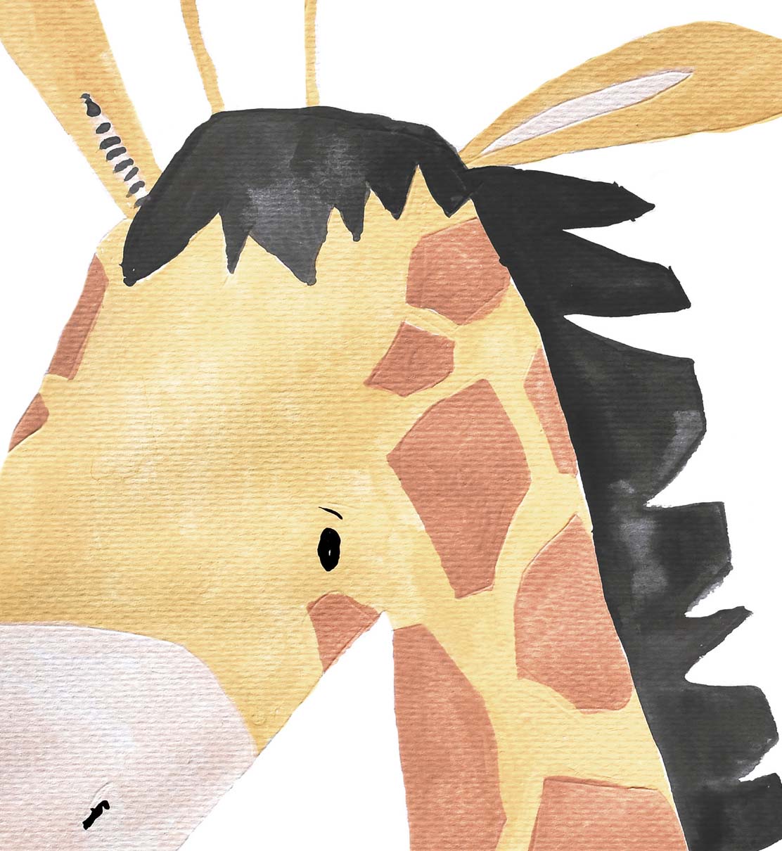 Pip+Phee Safari Four Jungle Giraffe Art Print