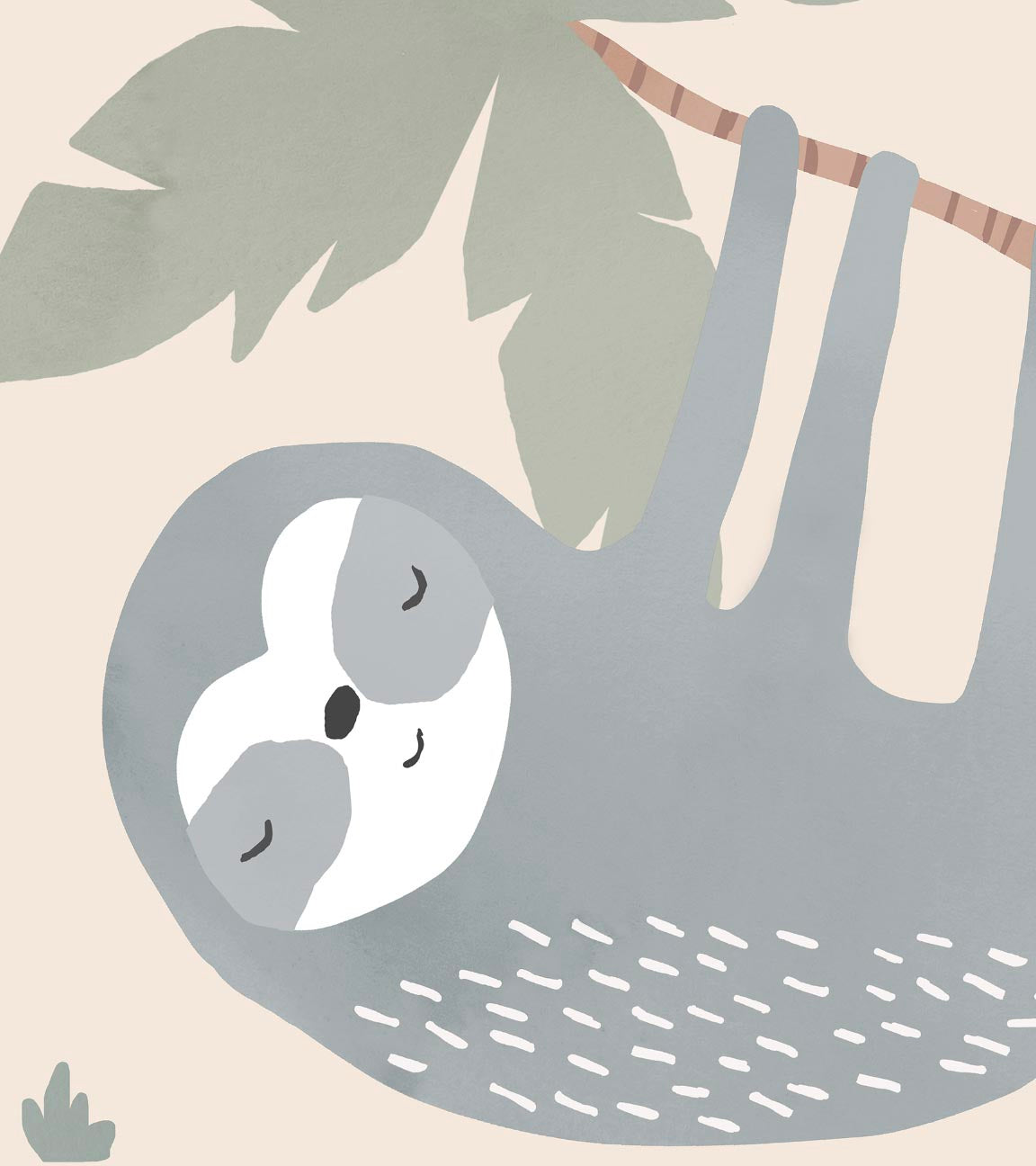 Pip+Phee Jungle Club Sloth Art Print