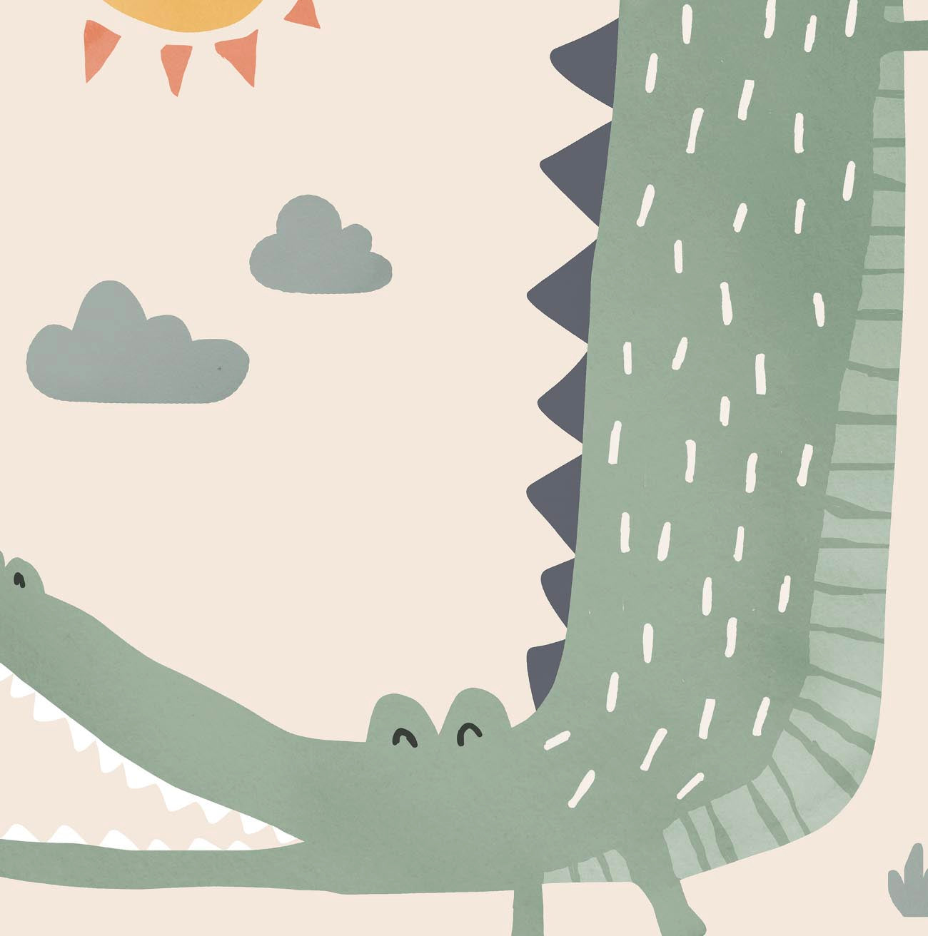 Pip+Phee Jungle Club Crocodile Art Print
