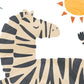 Pip+Phee Jungle Club Zebra Art Print
