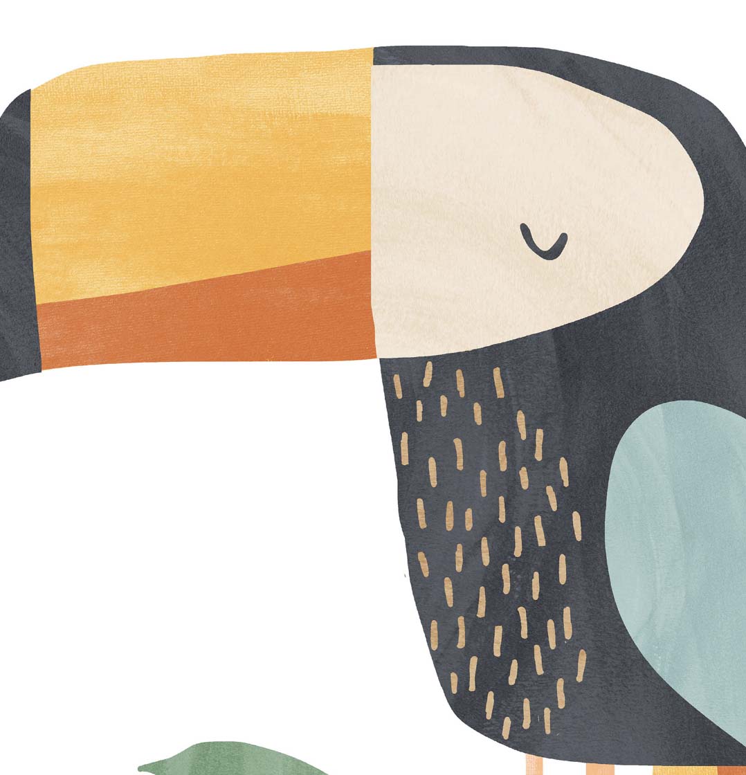 Pip+Phee Jungle Club Toucan Art Print