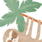 Pip+Phee Jungle Club Sloth Art Print