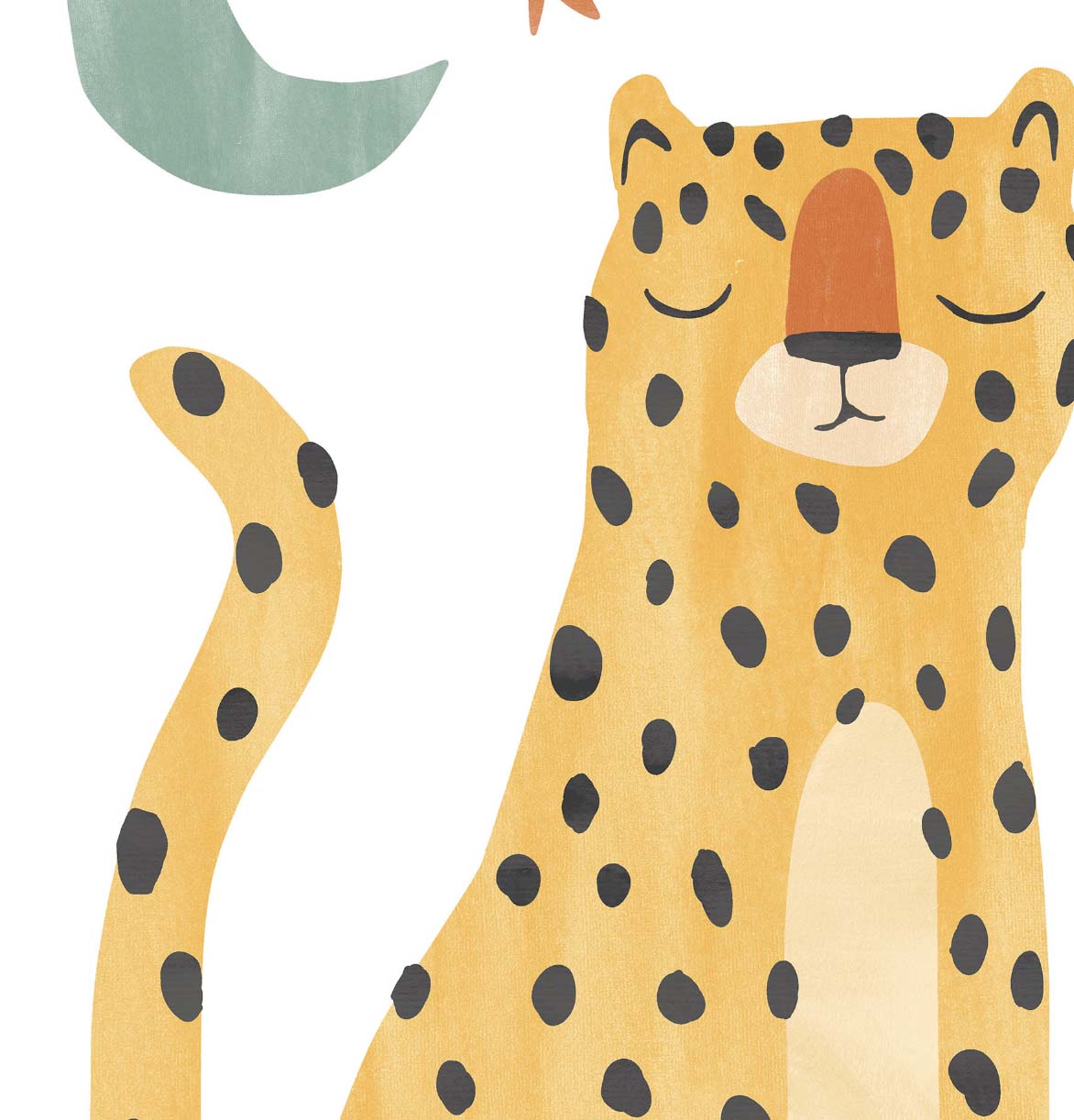 Pip+Phee Jungle Club Cheetah Art Print