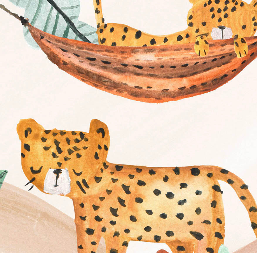 Pip+Phee Jungle Horizon Cheetah Art Print