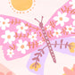 Pip+Phee Daisy Butterfly Art Print - Bright