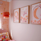 Pip+Phee Daisy Butterfly Art Print - Dusty Peach