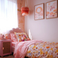 Pip+Phee Daisy Fields Art Print - Dusty Peach