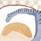 Pip+Phee Dino Riders Brontosaurus Arch Art Print
