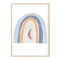 Pip+Phee Spring Rainbow Art Print - Dusty Blue