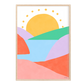 Pip+Phee Sunny Days Mountain Art Print - Bright