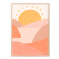 Pip+Phee Sunny Days Mountain Art Print - Corals