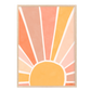 Pip+Phee Sunny Days Sunburst Art Print - Corals