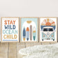 Pip+Phee Sunset Kombi Van Art Print