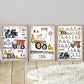 Pip+Phee Construction Truck Alphabet Art Print