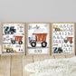 Pip+Phee Rust Construction Truck Art Print