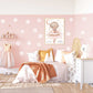Pip+Phee Daisy Fabric Wall Decals - Reusable - Small Size - White Daisy Set