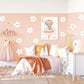 Pip+Phee Daisy Fabric Wall Decals - Medium Size - White Daisy Set