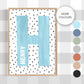 Pip+Phee Personalised Spot Name Art Print - Different colours to choose from