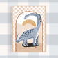 Pip+Phee Dino Riders Brontosaurus Arch Art Print