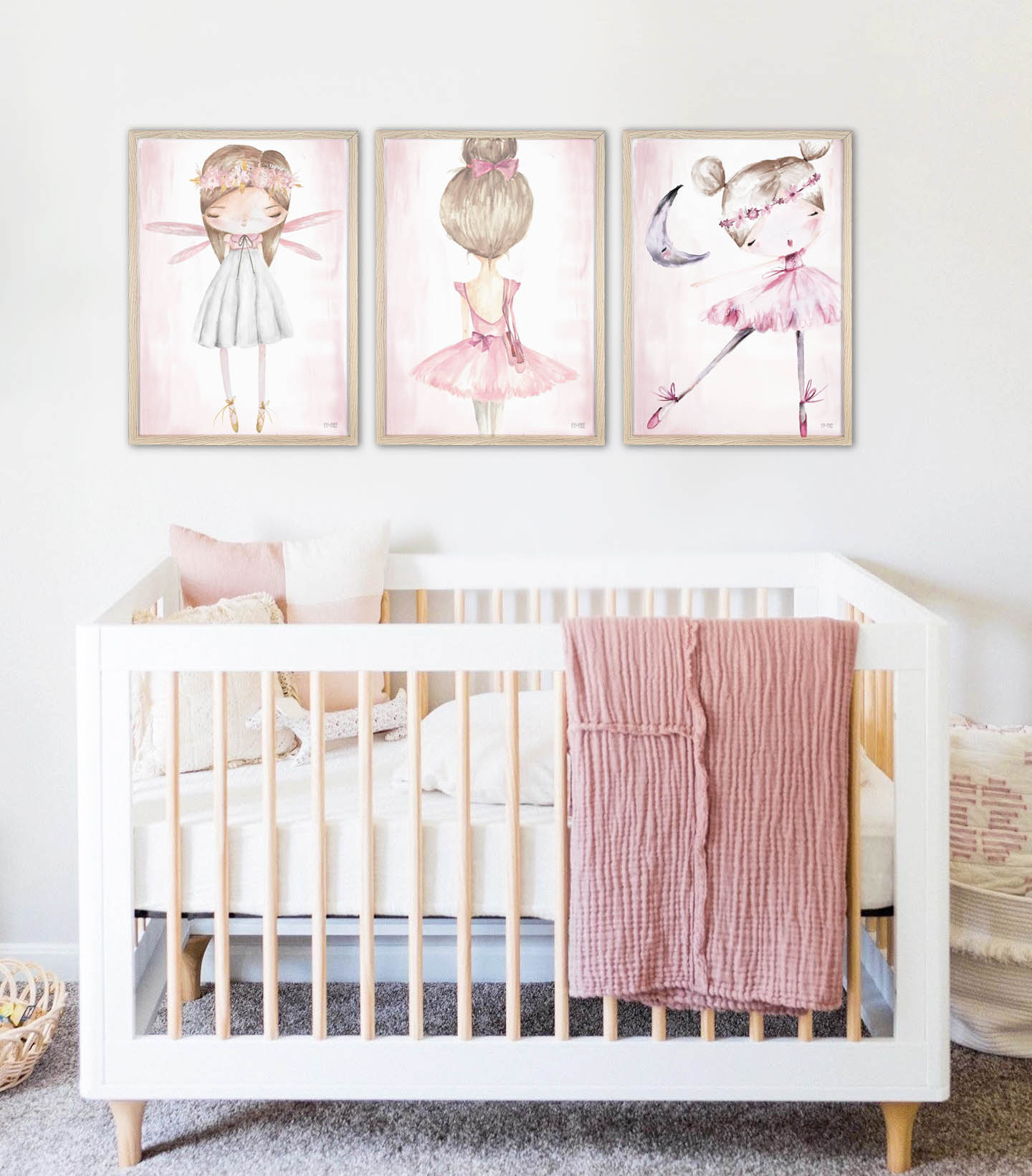 Pip+Phee Fairy Art Print - Different Hair colours