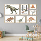 Pip+Phee Jurassic Dinosaur Name Art Print