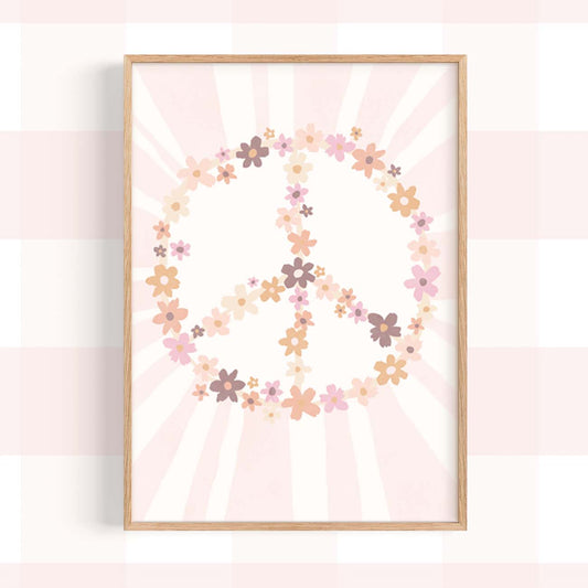 Pip+Phee Daisy Peace Art Print - Dusty