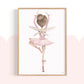 Pip+Phee Ballerina Trio Art Print
