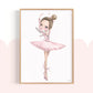 Pip+Phee Ballerina Trio Art Print