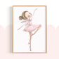 Pip+Phee Ballerina Trio Art Print