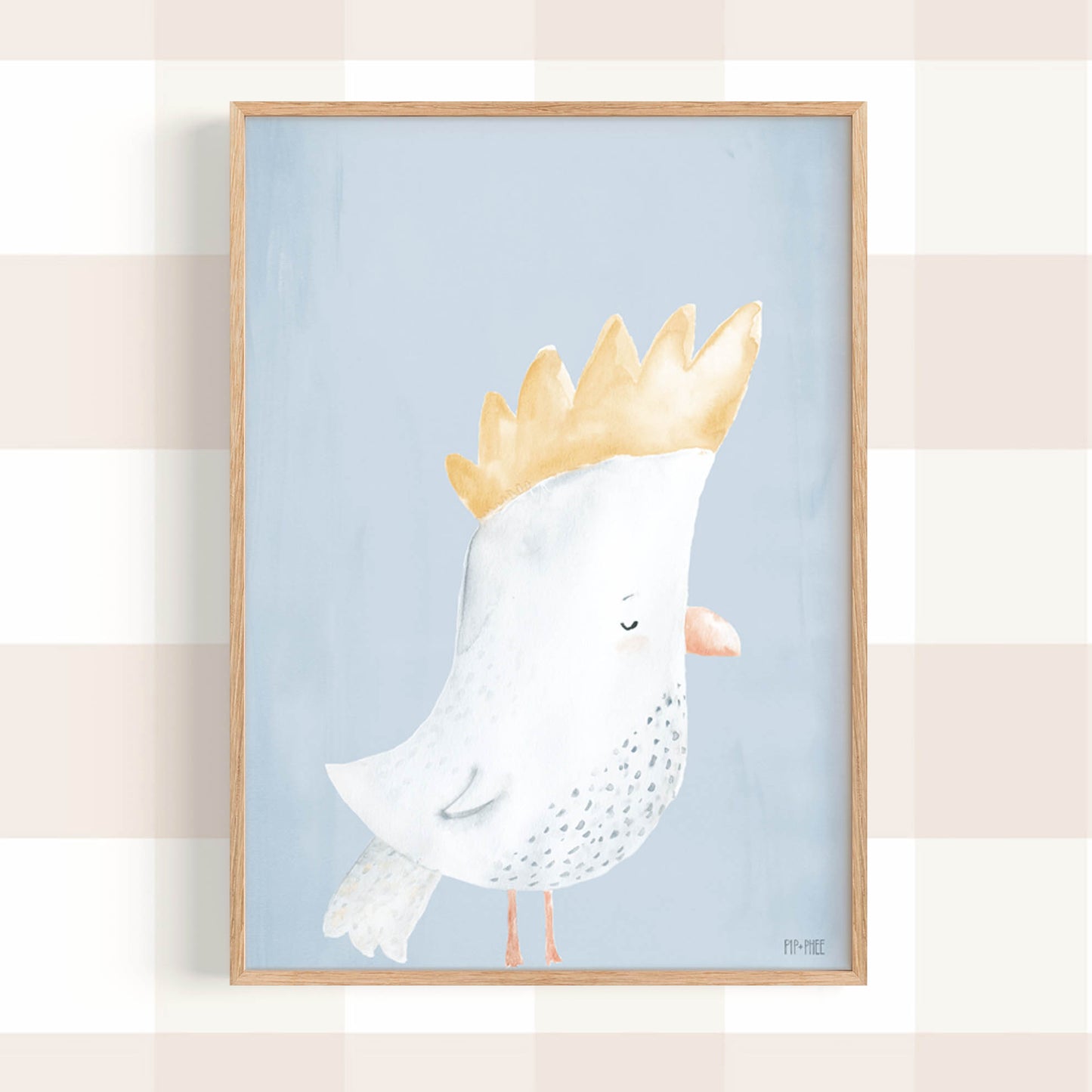 Pip+Phee Australian Animals Cockatoo Art Print