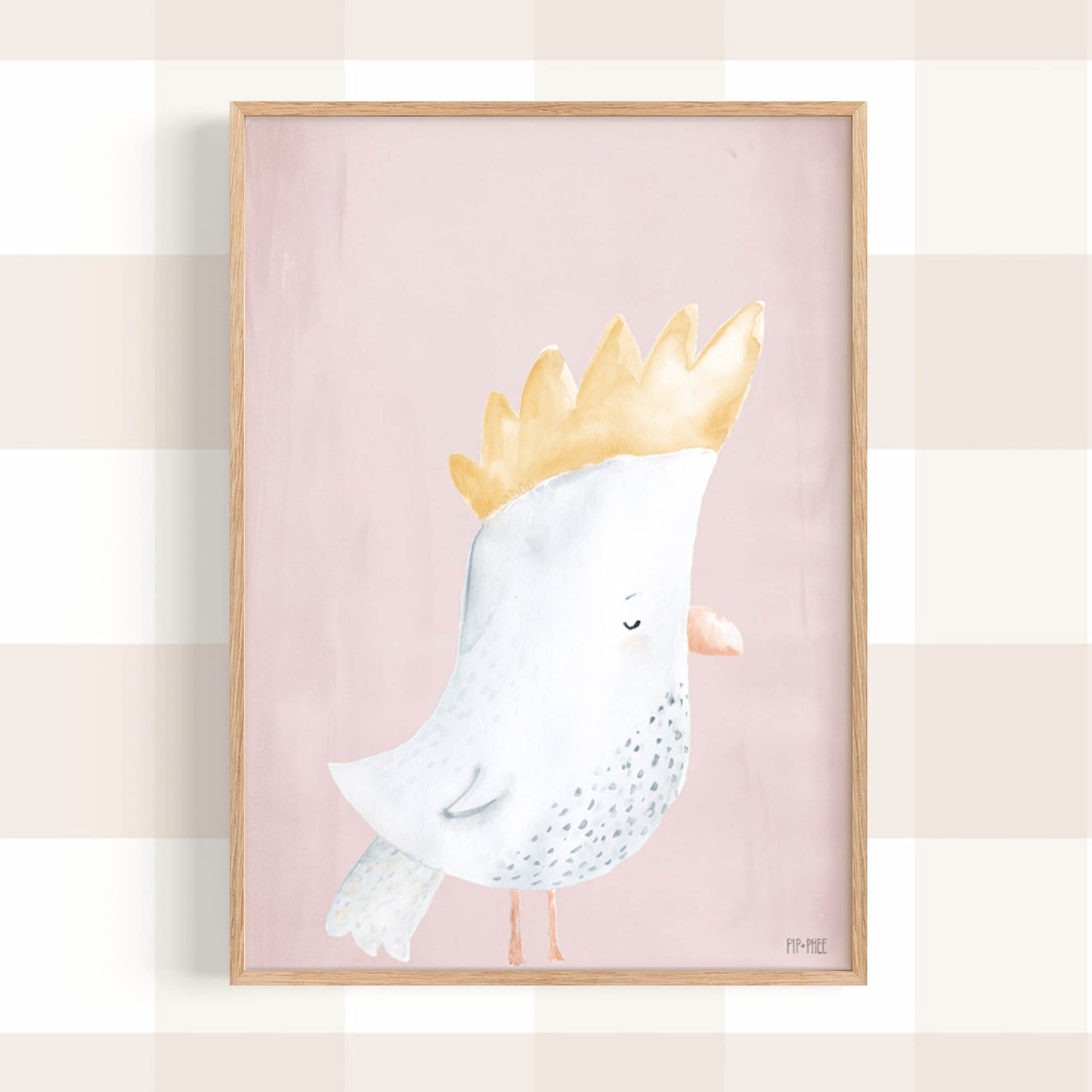 Pip+Phee Australian Animals Cockatoo Art Print