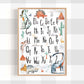 Pip+Phee Dinosaur Alphabet Watercolour Art Print