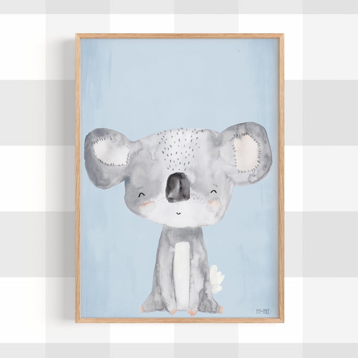 Pip+Phee Australian Animals Koala Art Print