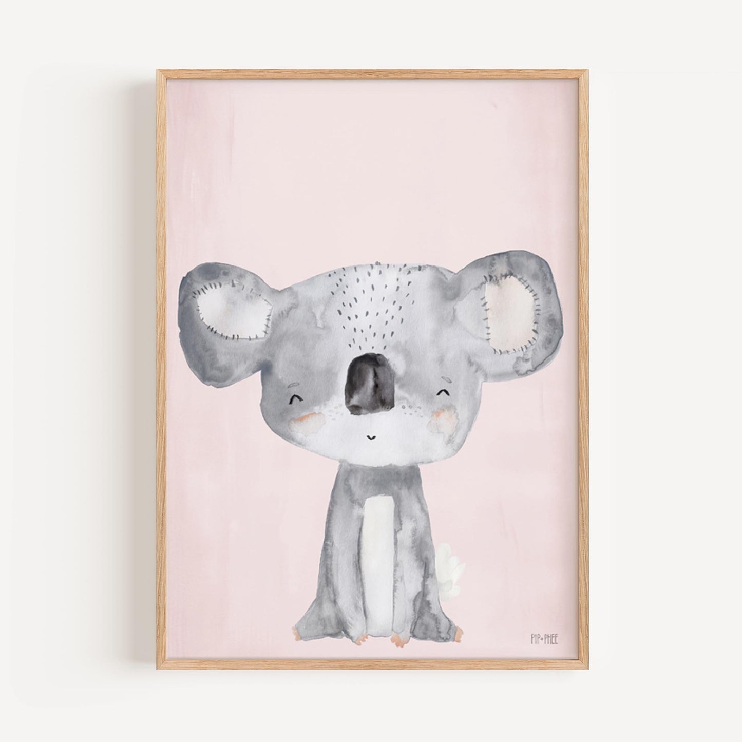Pip+Phee Australian Animals Koala Art Print