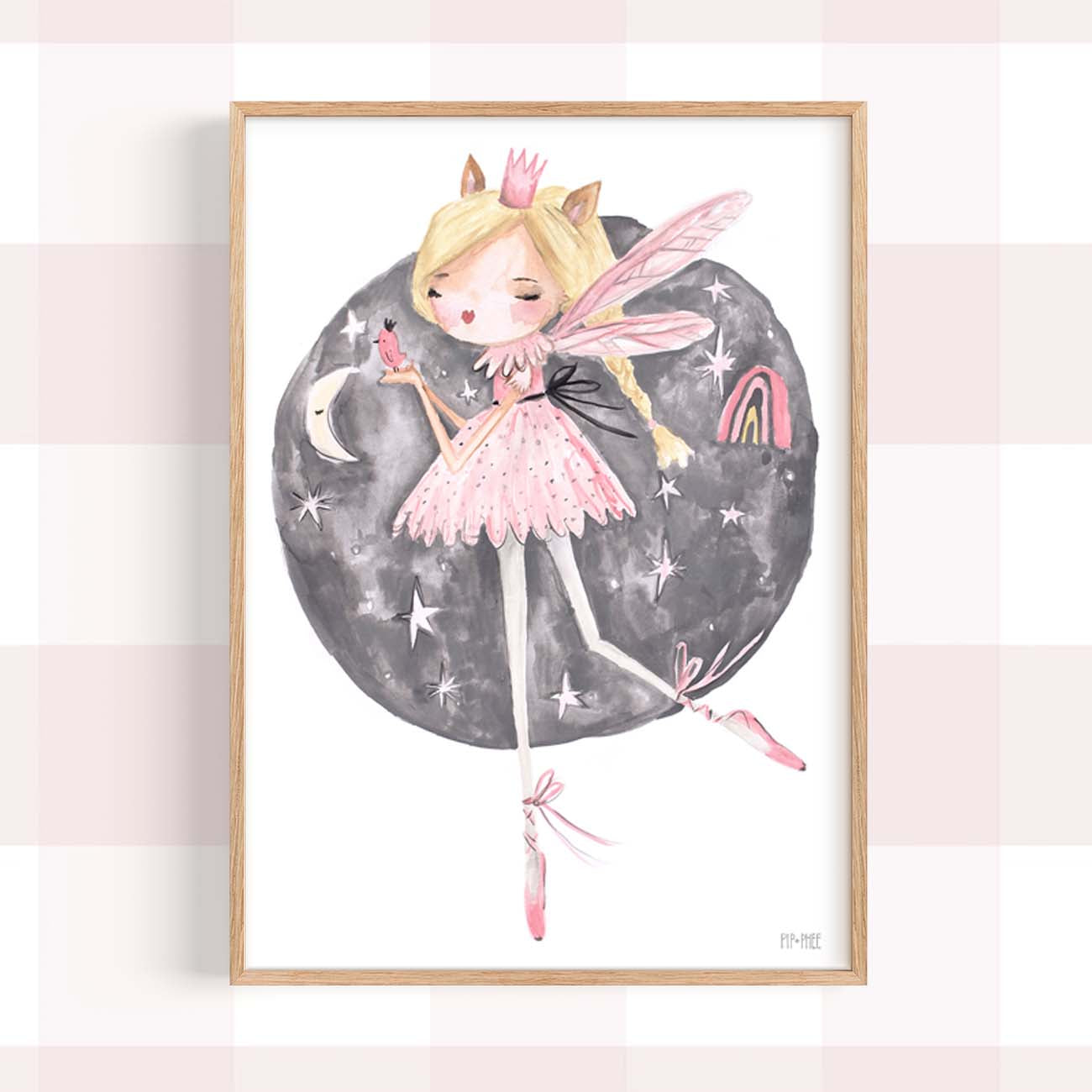 Pip+Phee Luna Pixie Art Print