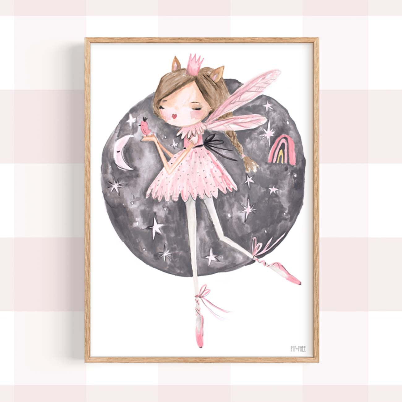 Pip+Phee Luna Pixie Art Print