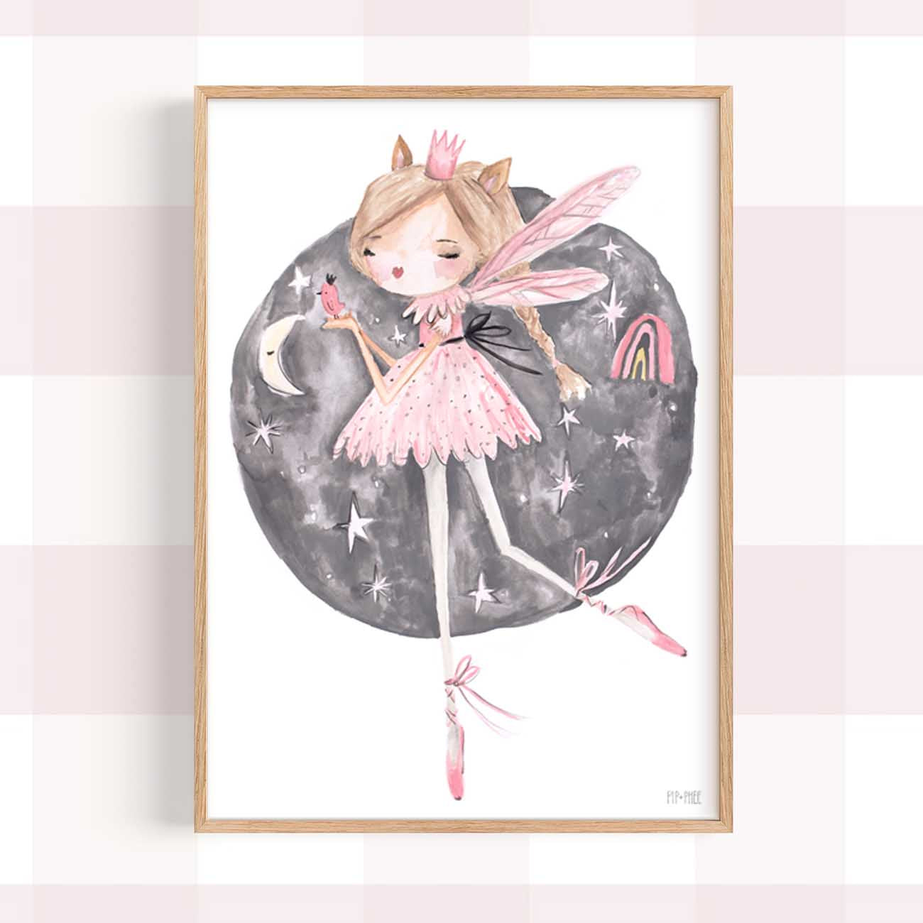 Pip+Phee Luna Pixie Art Print