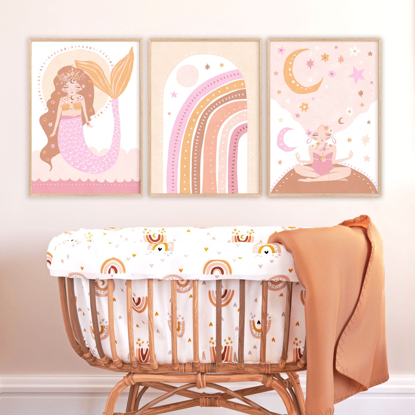 Pip+Phee Cosmic Rainbow Art Print - Bright
