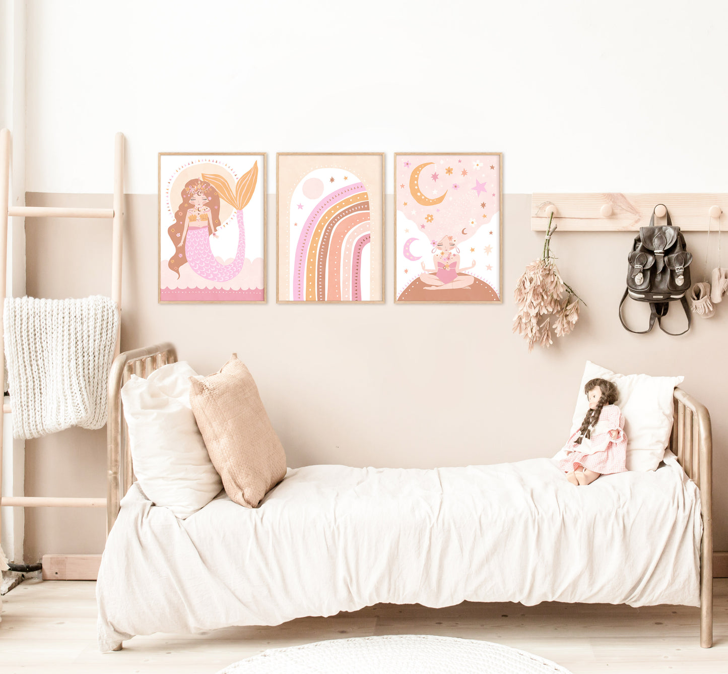 Pip+Phee Cosmic Lunar Goddess Art Print - Bright