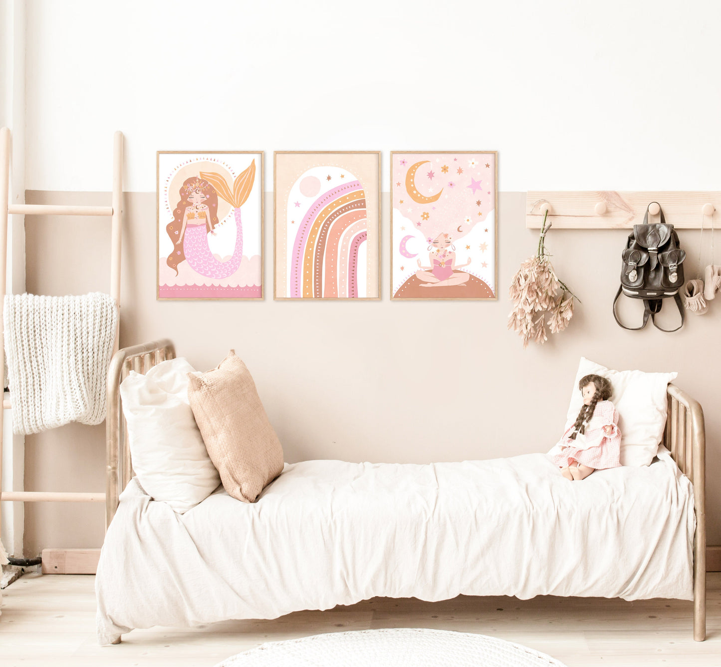 Pip+Phee Cosmic Rainbow Art Print - Bright