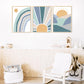 Pip+Phee Sunny Days Mountain Art Print - Dusty Blue