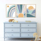Pip+Phee Sunny Days Rainbow Art Print - Dusty Blue