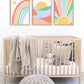 Pip+Phee Sunny Days Mountain Art Print - Bright
