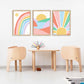 Pip+Phee Sunny Days Mountain Art Print - Bright