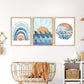 Pip+Phee Good Vibes Surf Sunset Art Print