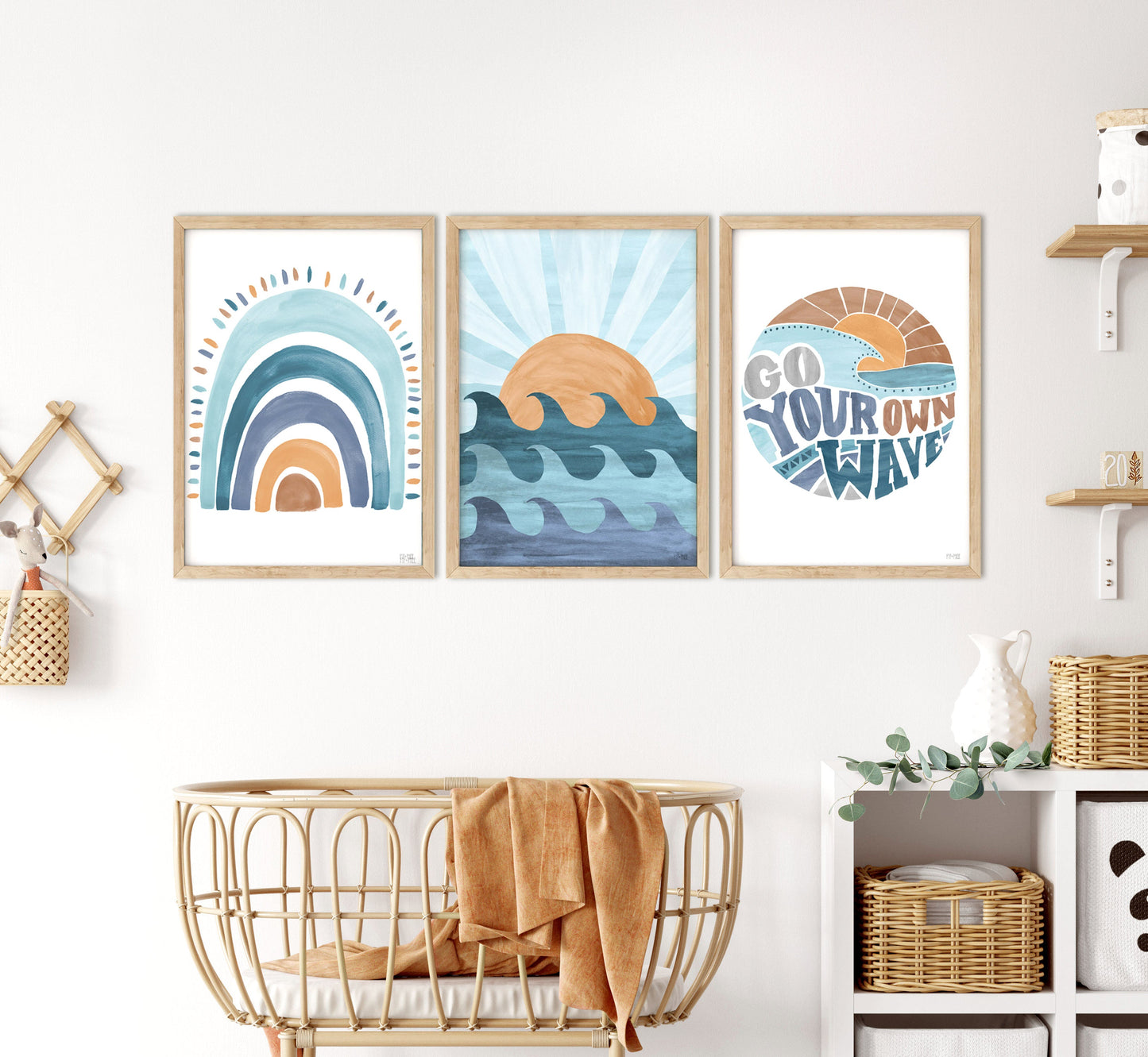 Pip+Phee Go Your Own Wave Art Print